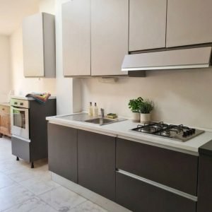 CUCINA COMPONIBILE MODERNA GRIGIO OPACO CHIARO SCURO ***NUOVA***