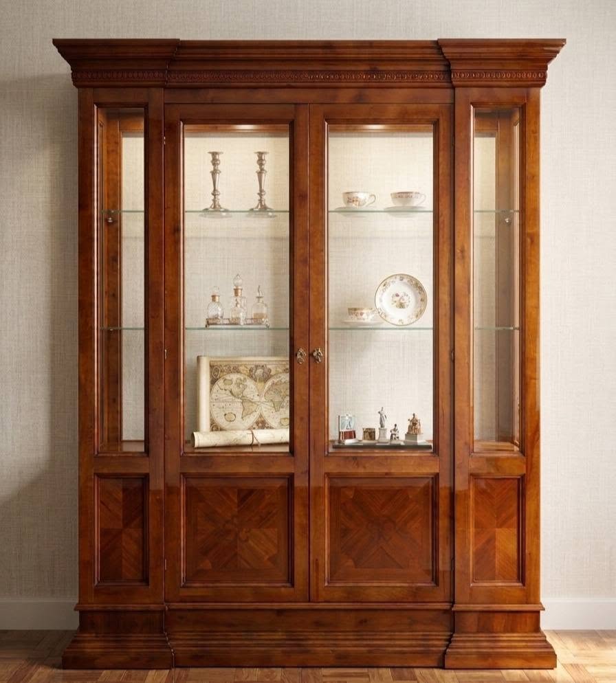 VETRINETTA CRISTALLIERA IN LEGNO LINEA CLASSICA € 420,00 DIMENSIONE: 170cmL x 215cmH x 40cmP