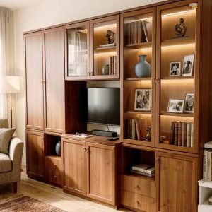 PARERE ATTREZZATA NOCE SCURO STILE CLASSICO